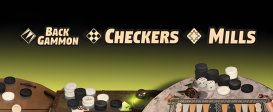 Backgammon + Checkers + Mills