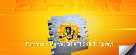Fortnite x Marvel SNIKT! SNIKT! Spray!