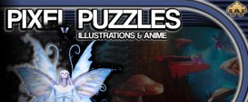 Pixel Puzzles Illustrations & Anime - Jigsaw Pack: Fairies