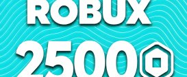 Roblox Gift Card – 2500 Robux